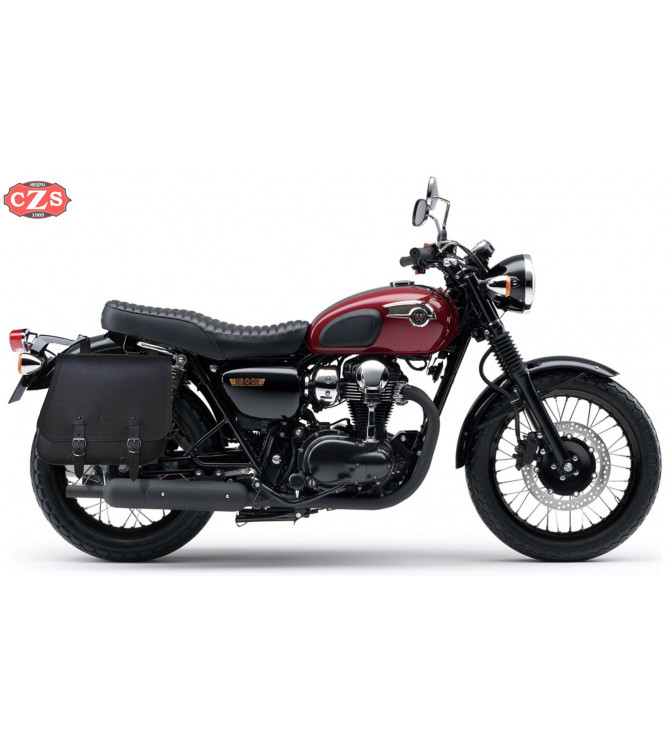 Satteltasche - Kawasaki W800 - mod, SCIPION Basic - Retch- Schwarz