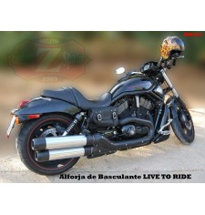 Alforja para basculante para VRSC V-Rod Harley Davidson mod, LIVE to RIDE Básica - Adaptable