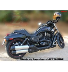 Alforja de basculante para Sportsters mod. LIVE to RIDE Izquierda cuero 