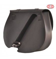 Side Saddlebag for Sportster Harley Davidson mod, SPARTA - Willie HD - Hollow for left shock absorber