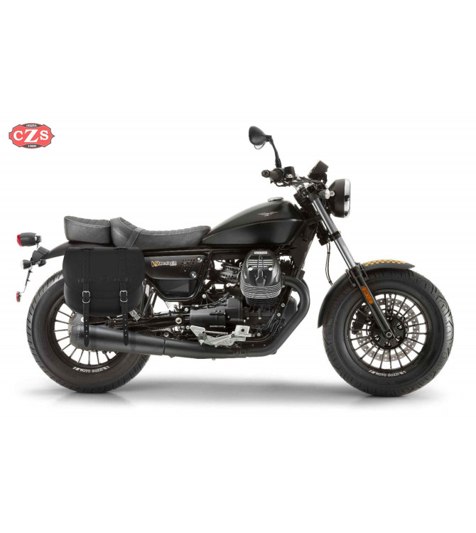 Saddlebag for Guzzi V9 Bobber - V9 Roamer mod, BANDO - Basic - Specific - Shock Absorber - Rigth