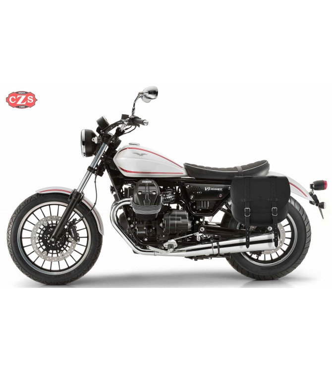 Saddlebag for Guzzi V9 Bobber - V9 Roamer mod, BANDO - Basic - Specific - Shock Absorber - Left