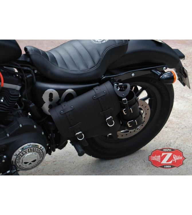 Sacoche pour Sportster 883/1200 mod, HERCULES Basic - avec porte-bouteilles - spécifie