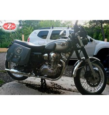 Sacoche de côté droit pour Kawasaki W800 mod, personnalisé SCIPION