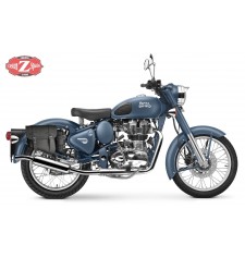 Alforja de Basculante DERECHA para Royal Enfield Bullet Classic 350/500 mod, HERCULES Básica - Portabotellas - Específica