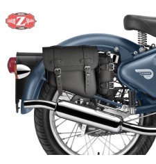 Alforja de Basculante DERECHA para Royal Enfield Bullet Classic 350/500 mod, HERCULES Básica - Portabotellas - Específica