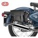 Alforja de Basculante DERECHA para Royal Enfield Bullet Classic 350/500 mod, HERCULES Básica - Portabotellas - Específica