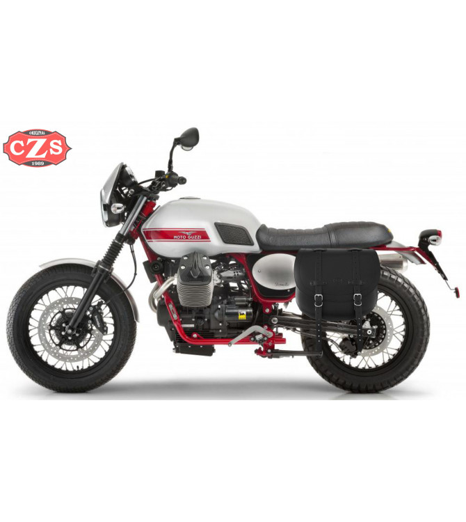 Sacoche pour Guzzi V9 Bobber - V9 Roamer mod, BANDO - Basic - spécifique - Creux Amortisseur - Gauche