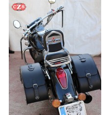 Rigid Saddlebags for Suzuki Volusia 800 mod, NAPOLEON - Gothic - Specific