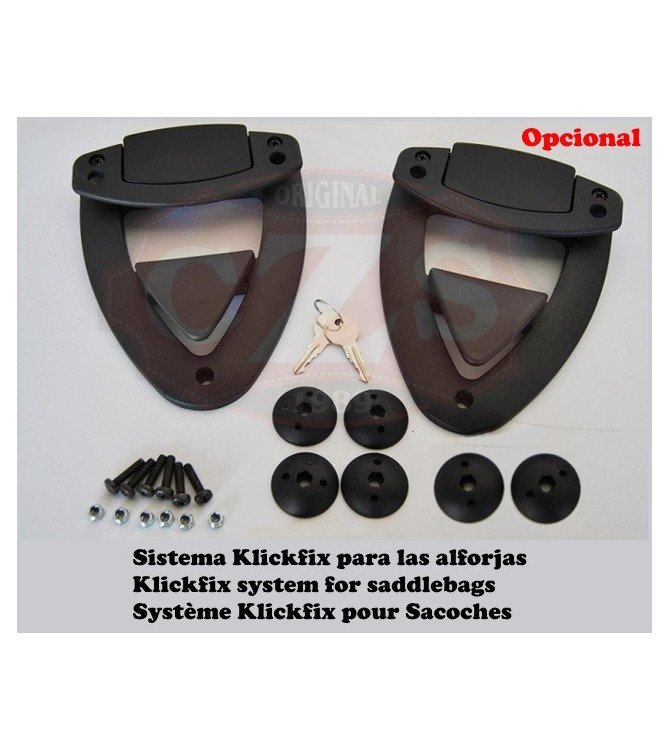 Sacoches Rigide pour Suzuki Volusia 800 mod, NAPOLEON - Gothique - Spécifique