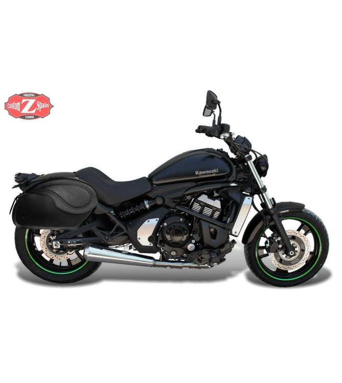 Sacoches Rigides pour Kawasaki Vulcan S 650 mod, VENDETTA - Basique - Spécifique