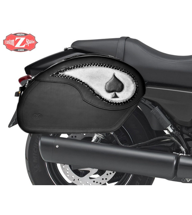 Rigid Saddlebags for Victory Vegas 8 Ball mod, VENDETTA - As for Spades - Specific