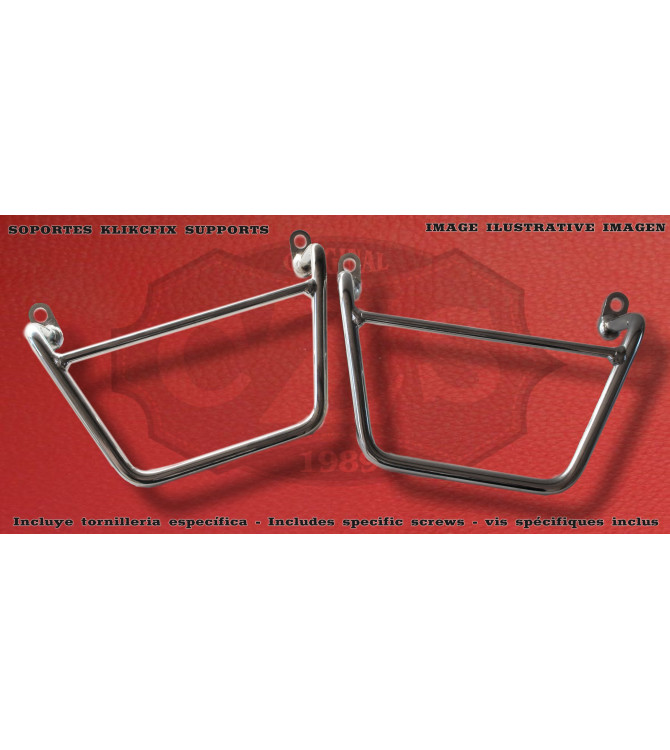 Rigid Saddlebags for Indian Chief Classic mod, NAPOLEON - Gothic - Specific