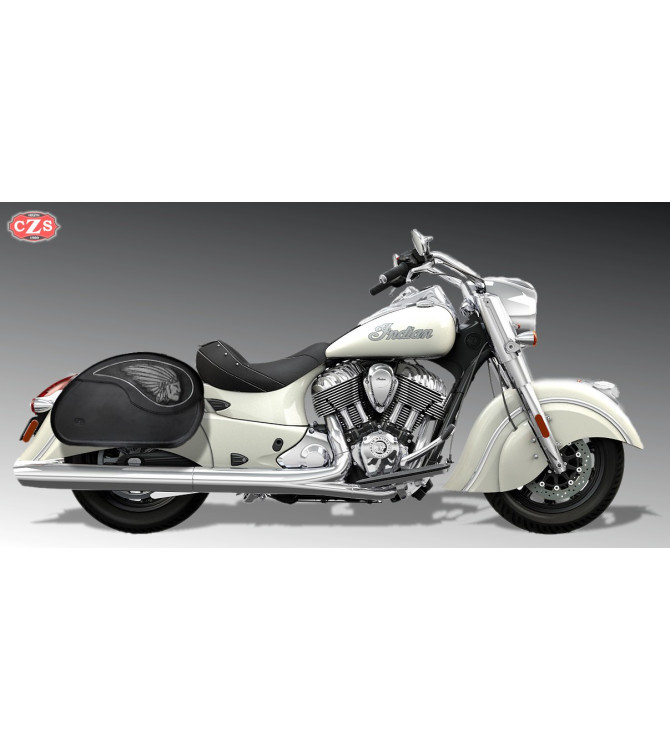 Juego de Alforjas Rígidas mod, NAPOLEÓN - Jefe Indio - UNIVERSAL