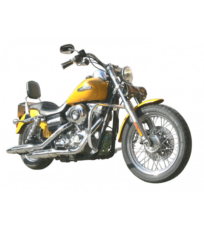 Respaldo con portaequipaje para Harley Davidson Dyna Glide (2001-2006)