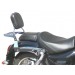 Backrest with luggage rack for Triumph Rocket III