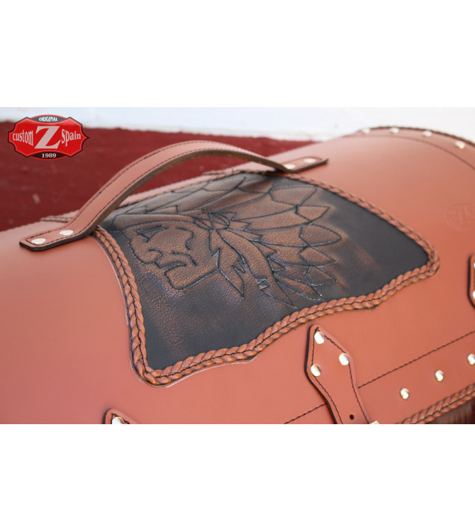 Custom Rigid Trunk mod, DOSCAS Classic Celtic Fringes - Indian Chief - Brown - UNIVERSAL