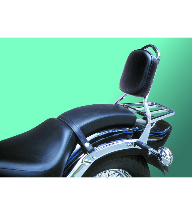 Backrest with luggage rack for Yamaha Drag Star 650 XVS