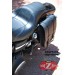 Lateral saddlebags for Street Bob Harley-Davidson mod, SPARTA Custom  Willie Skull