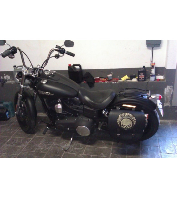 Links Satteltasche Dynas Harley Davidson mod, BANDO Basis Spezifische