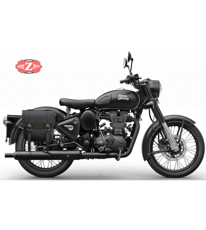 Alforja para Royal Enfield Classic 500 Stealth Black mod, ADRIANO Específica - DERECHA