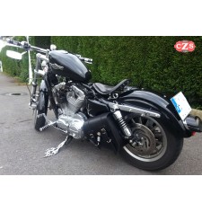 Alforja para basculante para Sportster Harley Davidson mod, TROYANO Básica 