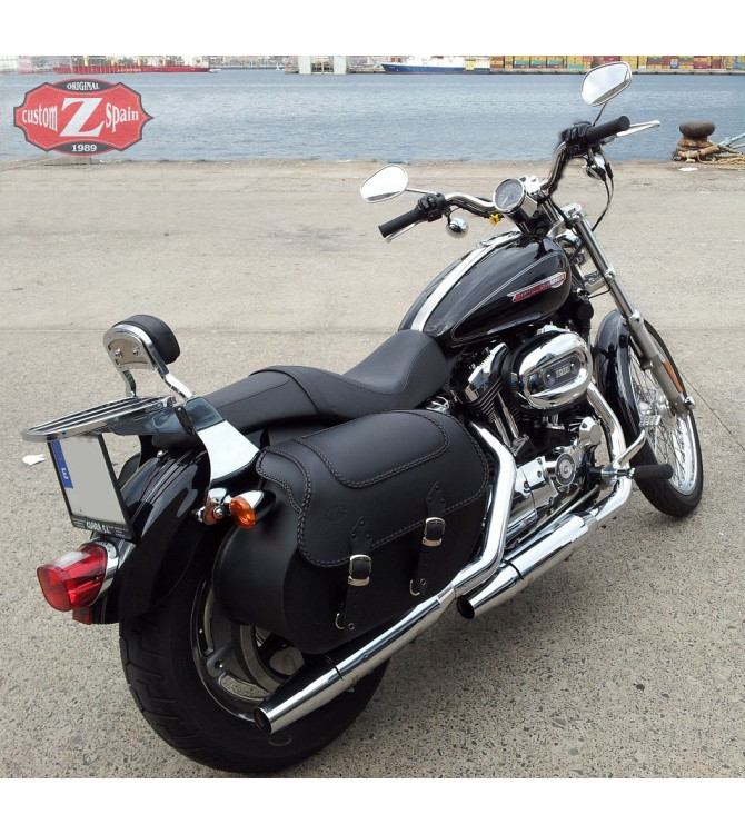 Alforjas para Sportsters mod, TEMPLARIO hueco amortiguador Basicas