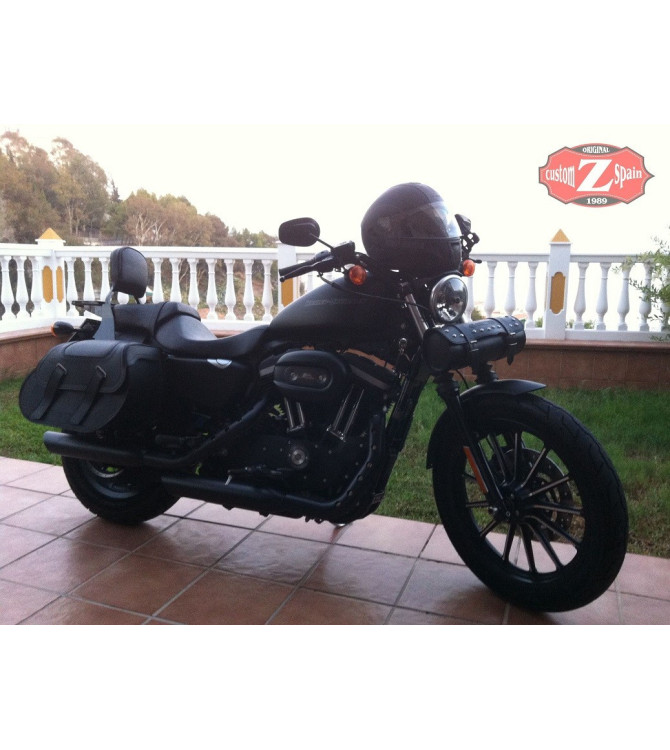 Alforjas para Sportsters mod, TEMPLARIO hueco amortiguador Basicas