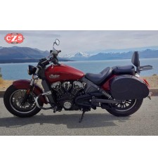 Rigid Saddlebags for Indian Scout mod, NAPOLEON Basic Specific