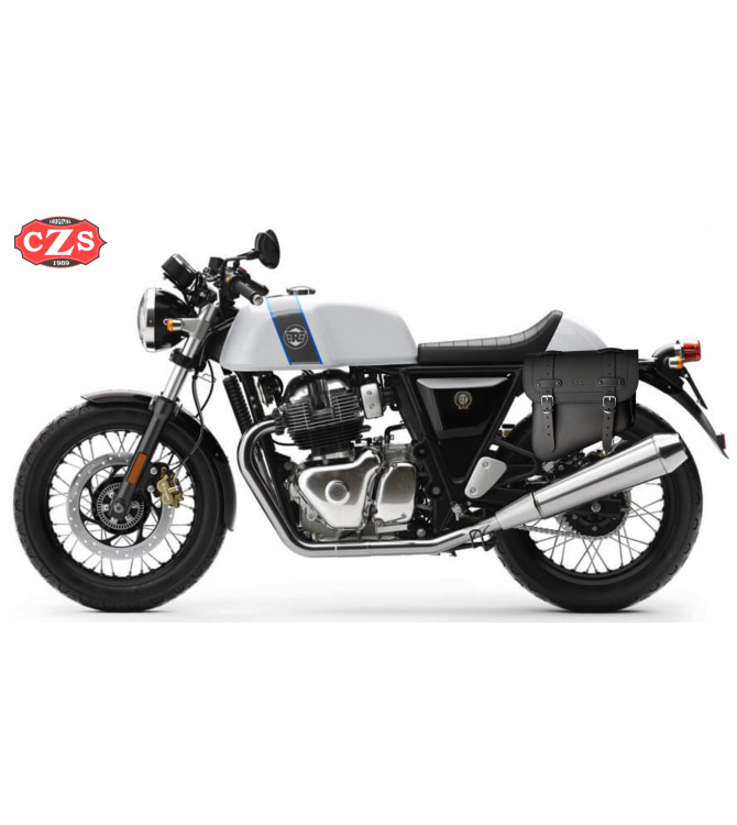 Alforja de Basculante para Royal Enfield Continental GT 650 mod, HERCULES Básica - Modelo IZQUIERDO -