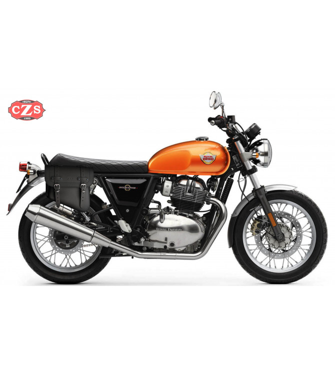 Alforja de Basculante para Royal Enfield Continental GT 650 mod, HERCULES Básica - Modelo DERECHO -