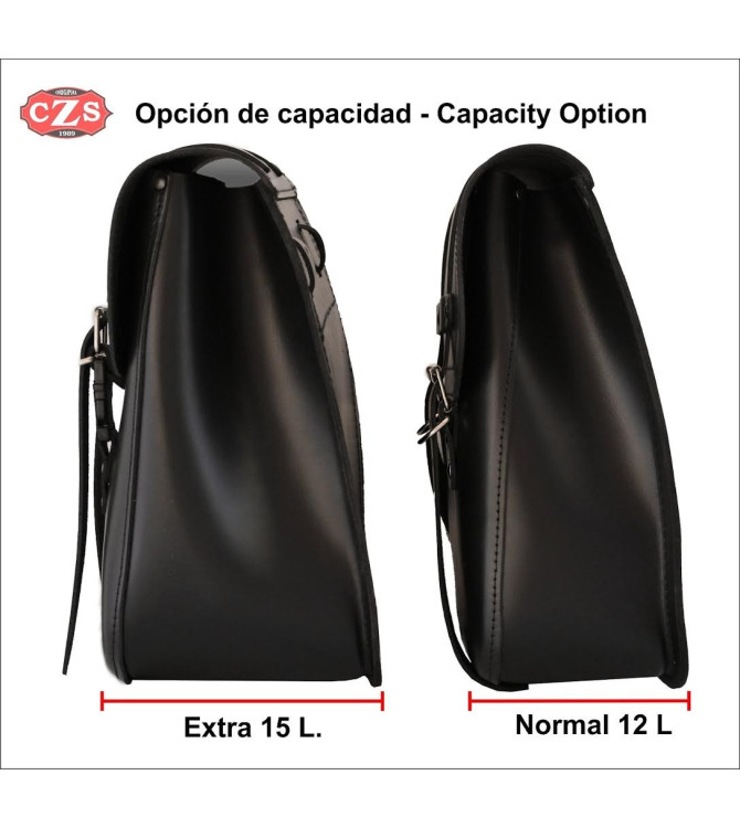 Satteltasche für Dyna Fat Bob Harley Davidson mod, CENTURION Specific - LINKS