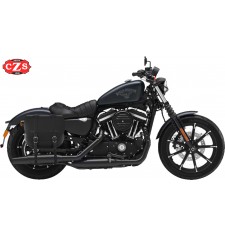 Sacoche pour Sportster Iron 883 Harley Davidson mod, BANDO Basic - Creux Amortisseur - DROITE 