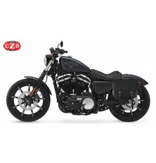 Sacoche pour Sportster Iron 883 Harley Davidson mod, BANDO Basique - Creux Amortisseur - GAUCHE