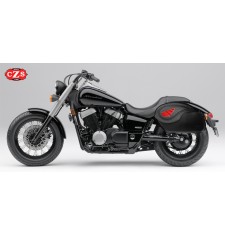 Alforjas Rígidas para Honda Shadow Phanton Aero 750cc mod, VENDETTA - Alas Honda - Específicas