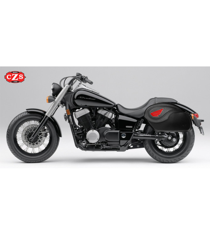 Alforjas Rígidas para Honda Shadow Phanton Aero 750cc mod, VENDETTA - Alas Honda - Específicas