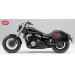 Alforjas Rígidas para Honda Shadow Phanton Aero 750cc mod, VENDETTA - Alas Honda - Específicas