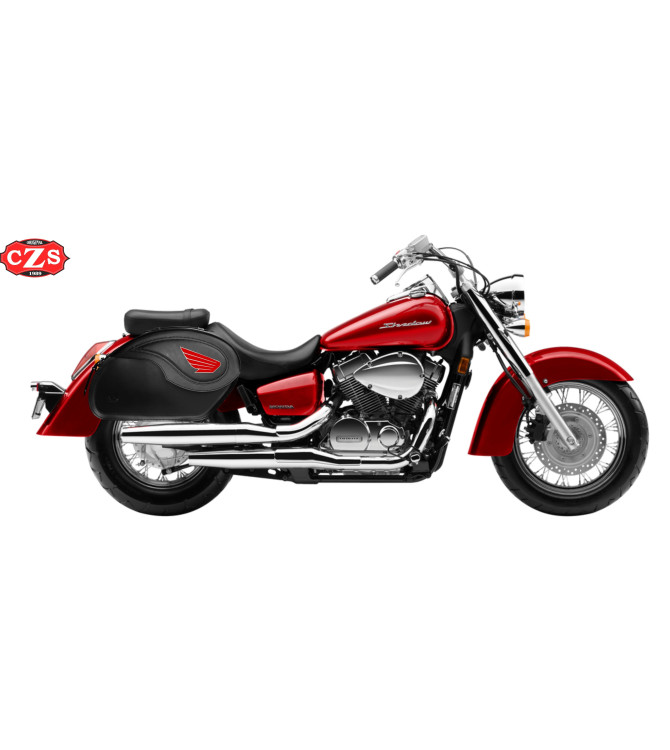 Alforjas Rígidas para Honda Shadow Phanton Aero 750cc mod, VENDETTA - Alas Honda - Específicas