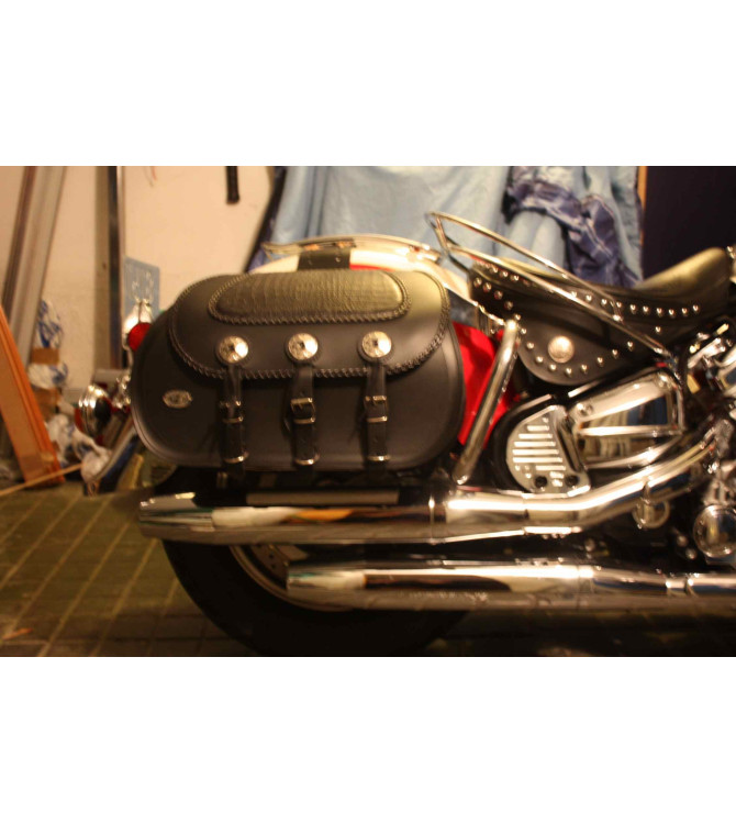 Juego de Alforjas JABATO Coco Negro