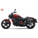 Alforjas Rígidas para Kawasaki Vulcan 900 mod, VENDETTA - Básicas - Específicas - Rojo -